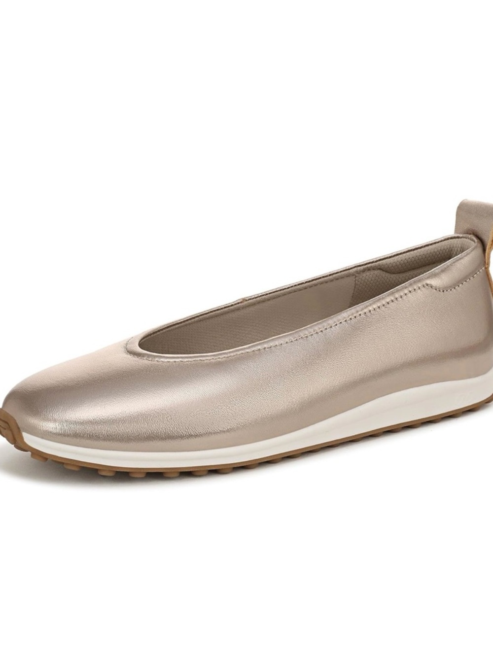 Naturalizer Metallic Taupe Slip-On Ballet Flat